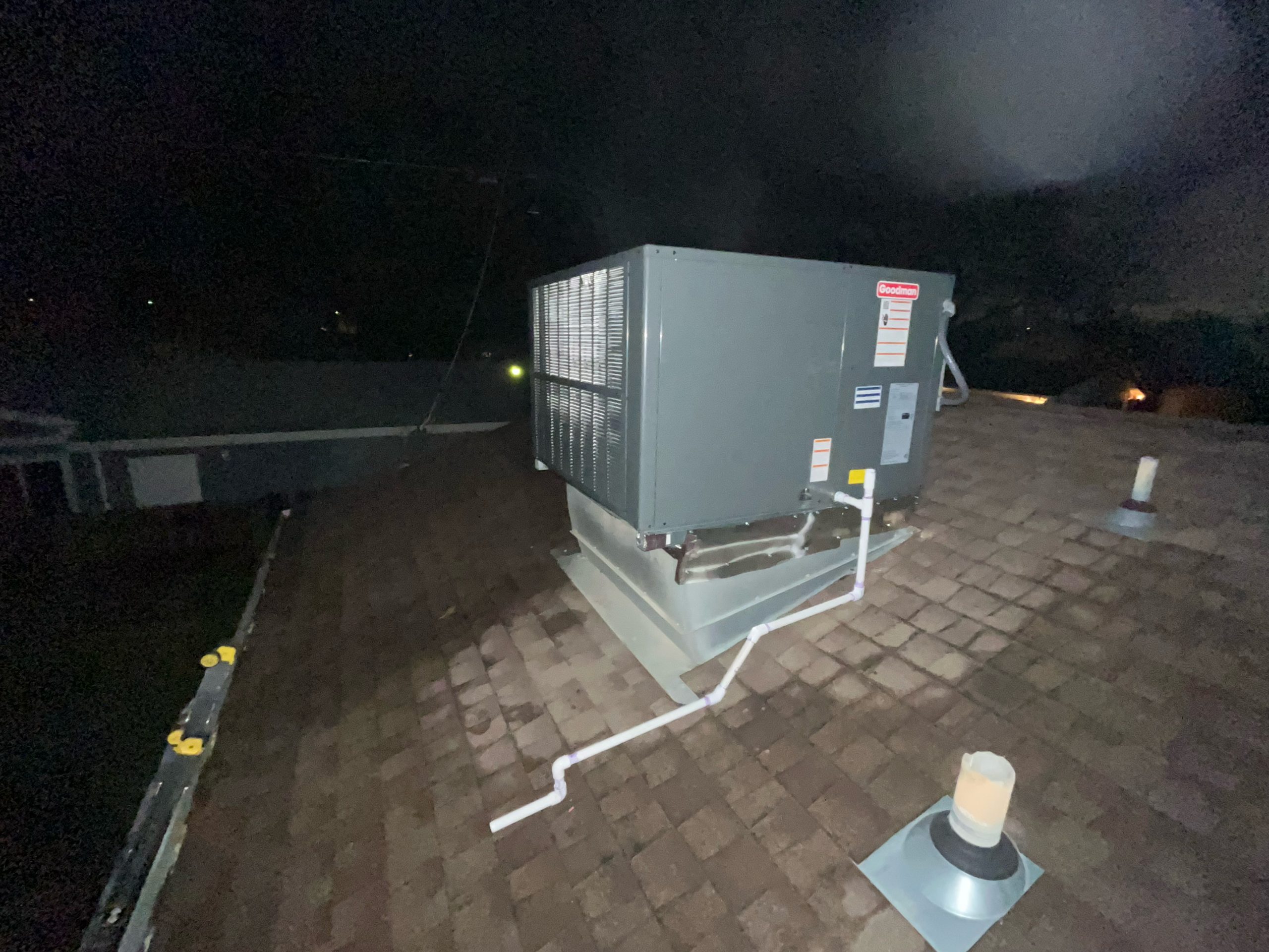 Home HVAC Heating System Outer Unit